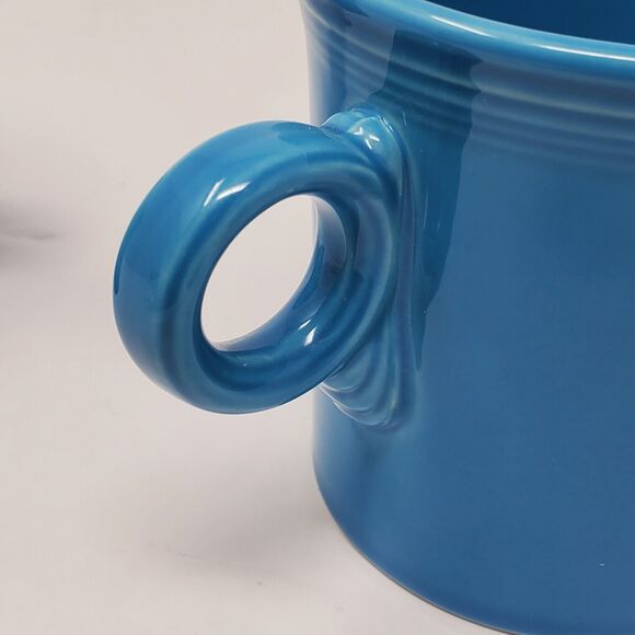 FIESTAWARE Homer Laughlin Classic Ring handle 10.5 Oz Cup Blue Set of 2 - Picture 10 of 11
